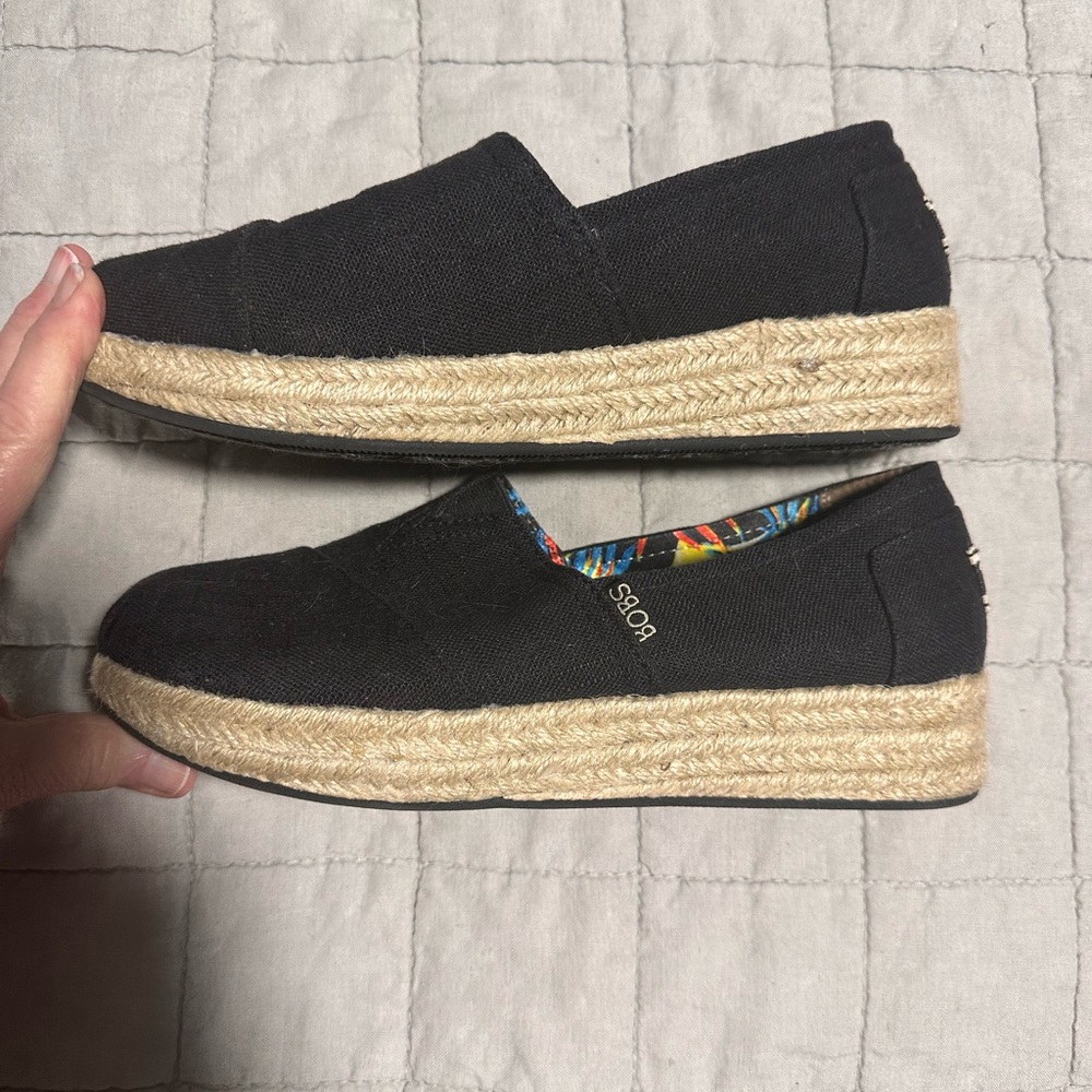Bobs slip on espadrilles.  Size 8.5